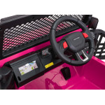 Elektrické autíčko Jeep BEAST 4x4 - MP3 - ružové